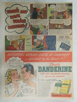 Dr. Lyon's Tooth Powder Ad: That's My Wife! Mel Graff Artwork from 1930's-40's 