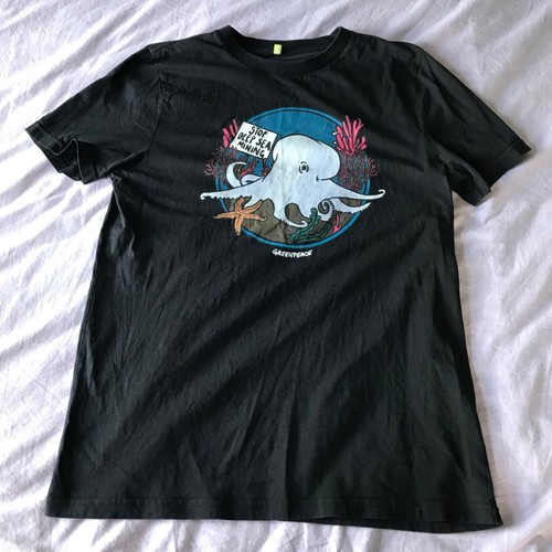 Greenpeace T-Shirt Stop Deep Sea Mining Design Organic Cotton M skinny fit - C7