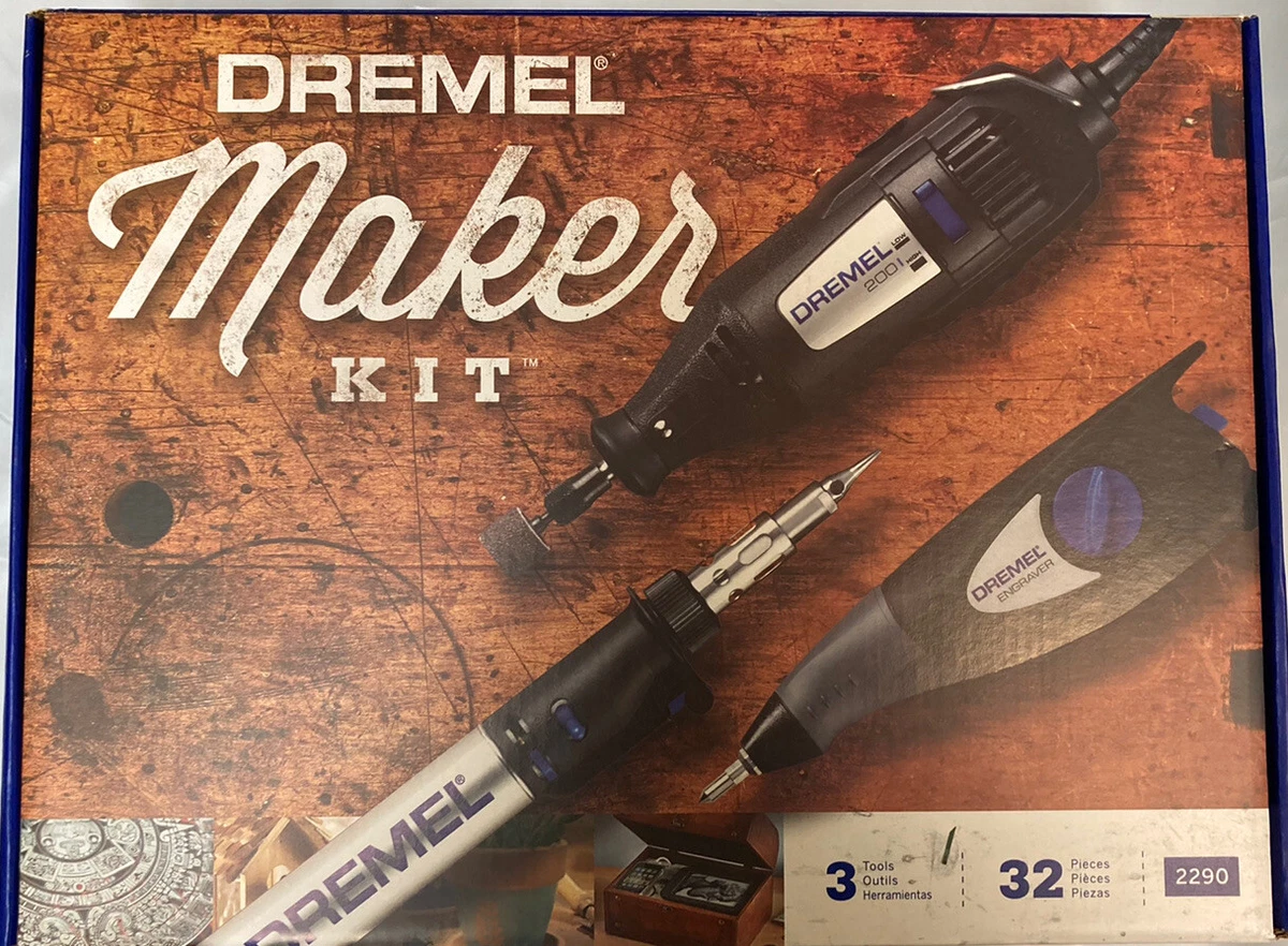 DREMEL MAKER KIT 2290 - 3 Tools, Soldering Torch, Rotary Tool, Electric  Engraver