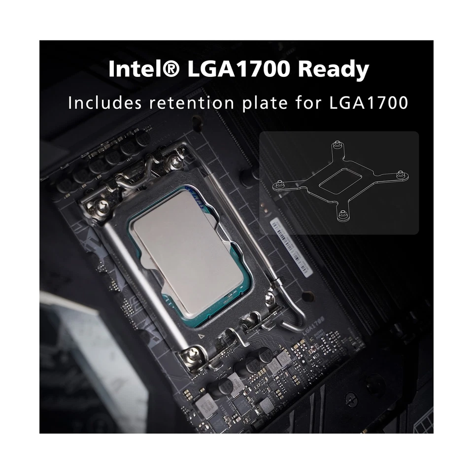 Akasa Maxwell Pro Plus, Aluminium Fanless Mini-ITX Case, LGA1700 Ready, Therm... - Image 2 of 4