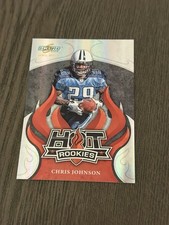 2008 Score Select Hot Rookies /999 #HR-3 CHRIS JOHNSON Football Card Rookie RC. rookie card picture