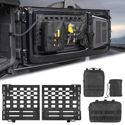 Rear Tailgate Panel Molle Storage System Holder for Ford Bronco 2/4 Door 2021+