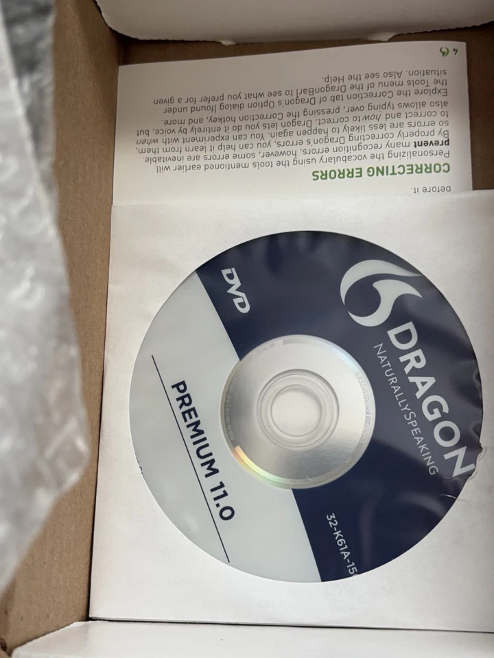 Dragon Nuance Naturally Speaking Home Version 11. New in Box - Image 4 of 4