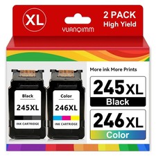 PG-245XL CL-246XL Ink Cartridge for Canon PIXMA MG2522 MG2520 MX490 MX492