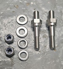 Lambretta Fork Link Damper Studs With Nuts & Washers Stainless Steel MB