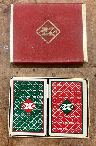 Vintage REA Express • Double Deck Of Playing Cards • Complete