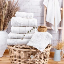 Hencely Turkish Cotton Towel Set – Luxury Hotel & Spa Quality Bath & Hand Towels