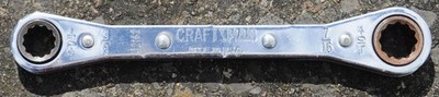 Craftsman umschaltbarer Spezialeinsätze Ringschlüssel 42162 - 3/8'' + 7/16'' - Made in USA