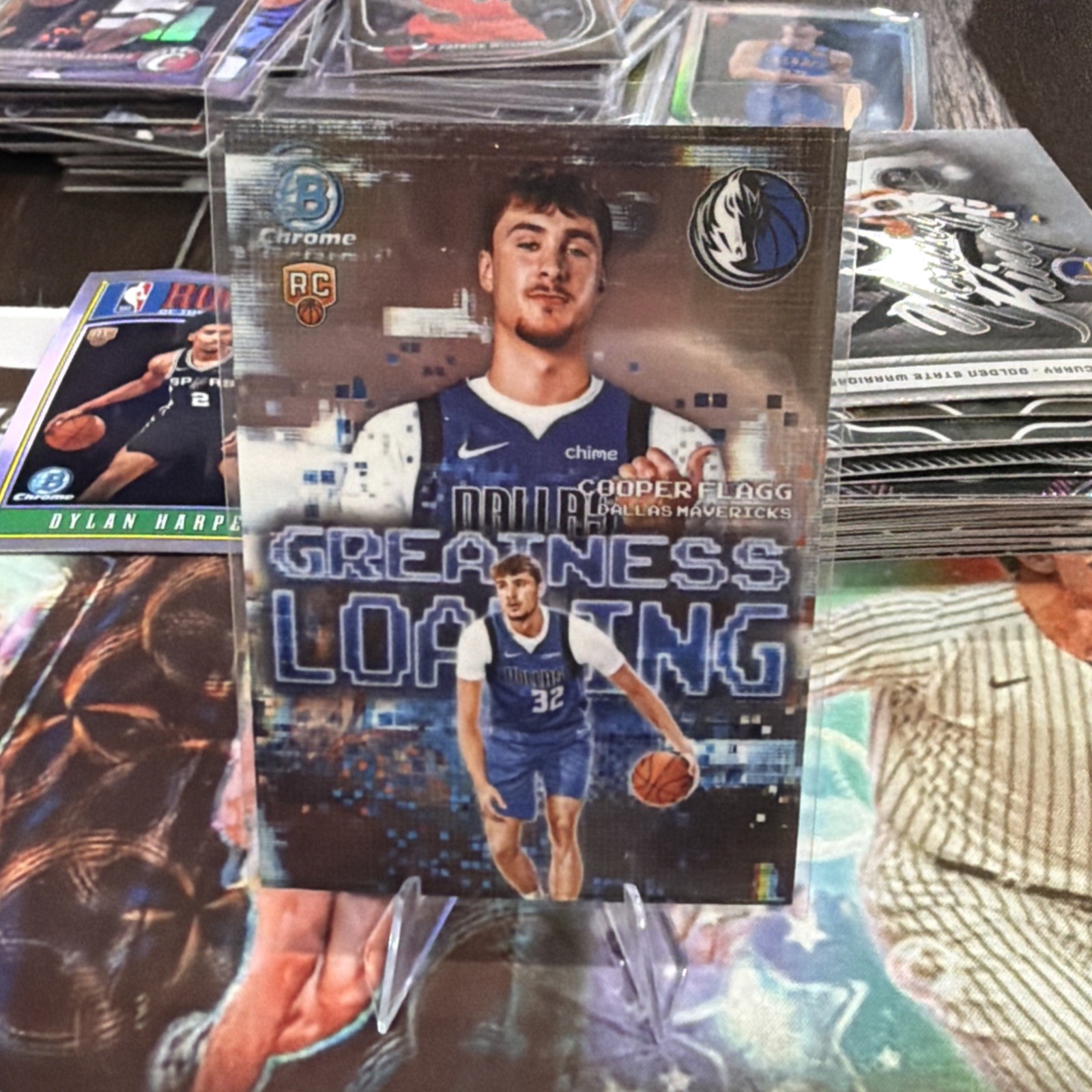 Topps 2025-26 Chrome Cooper Flagg Greatness Loading Rookie GR-1 Mavericks