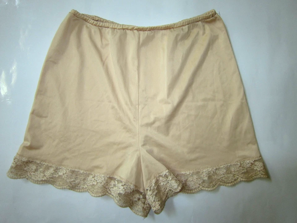 Braguita vintage OLGA DETRÁS DE CADA CULOTTES BRAGUITA FLORAL ENCAJE M satinado sedoso Foto 4 de 4