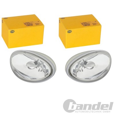 2x HELLA H3 NEBELSCHEINWERFER OVAL UNIVERSAL | COMET FF 300, E1 648 1NB 007
