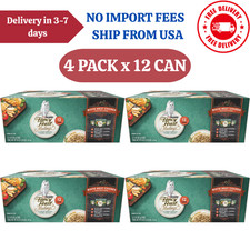 4 Pack Purina Fancy Feast Wet Cat Food Medleys White Meat Chicken, Variety Pack