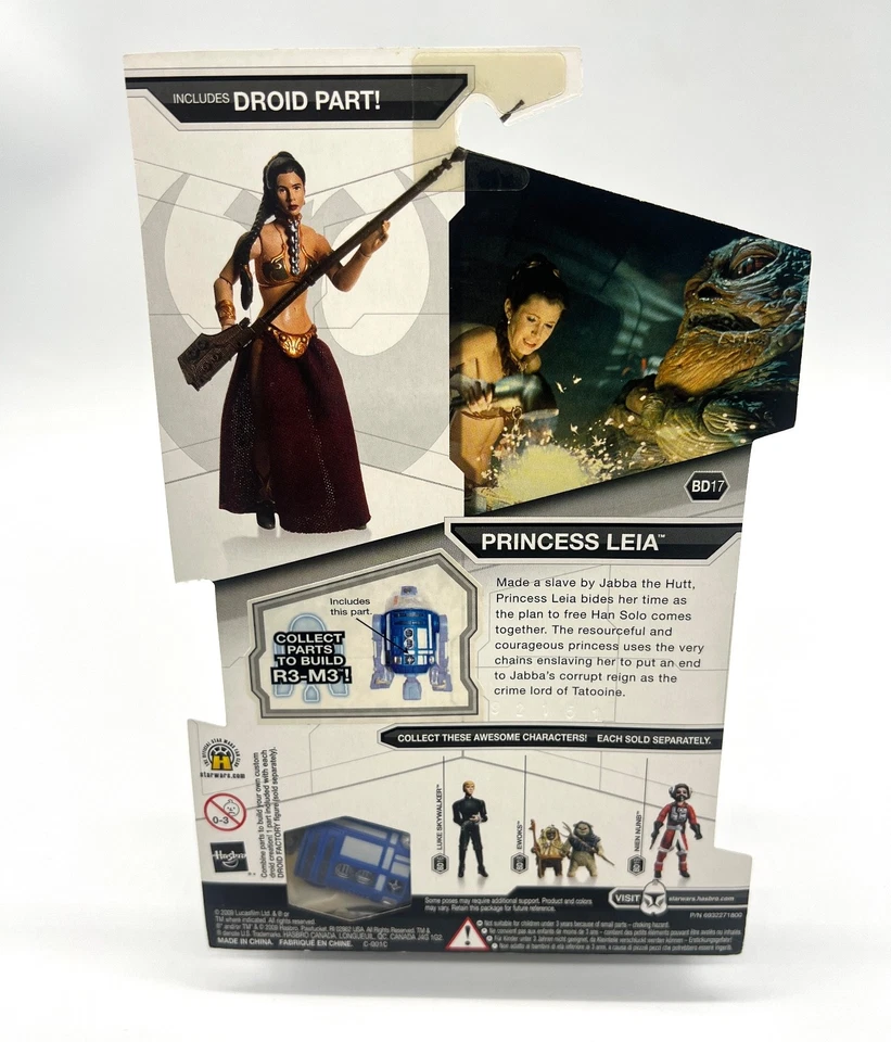 Star Wars Legacy Collection BD17 Slave Leia Droid Factory R3-M3 Parte 2009 Foto 3 de 4