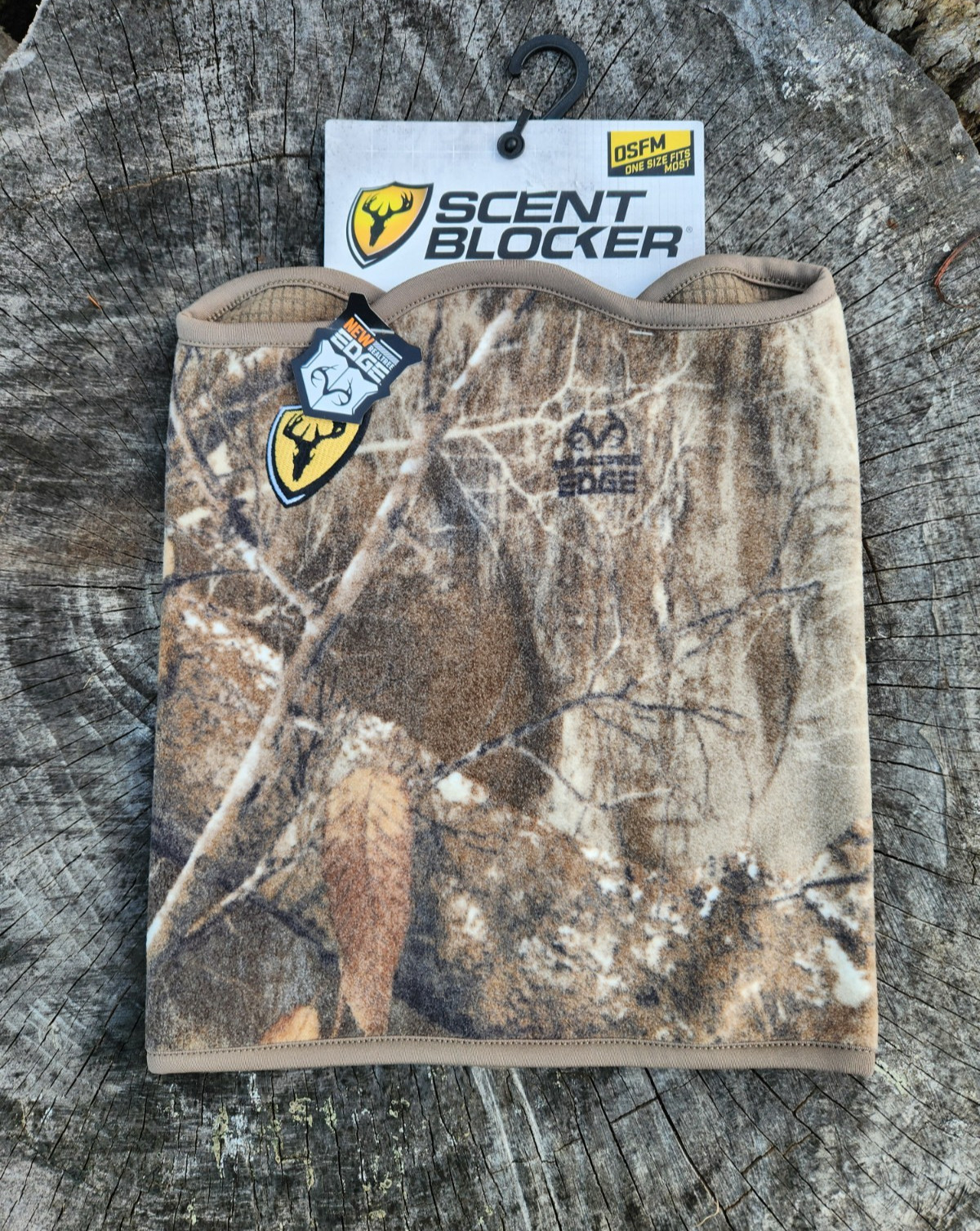 Scent Blocker 3/4 Panel Facemask Gaiter Mid/Late Season Cold Fusion Fleece