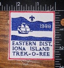 Eastern District Iona Island New York Trek O Ree 1988 BSA Boy Scout Patch