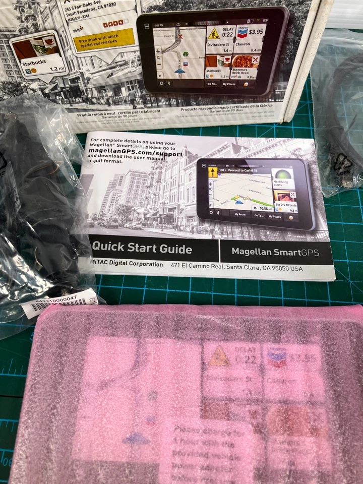 Magellan Smart GPS RM5295T Navigation Unit Black 3D Landmarks NIB WIFI Bluetooth - Image 4 of 4