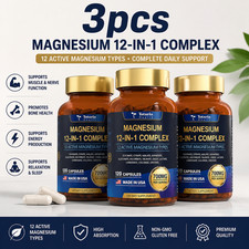 Magnesium 12 in 1 Complex 700mg - Glycinate C...