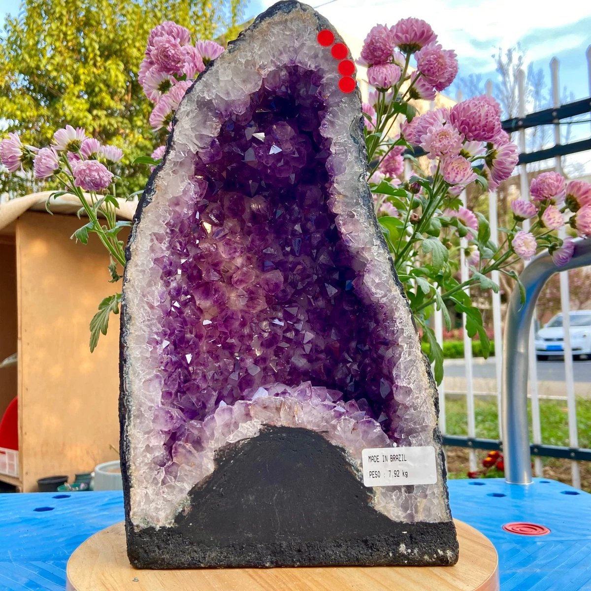 紫水晶晶洞| eBay