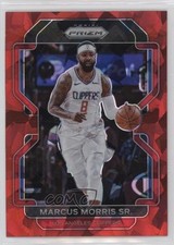 2021-22 Panini Prizm Red Ice Prizm Marcus Morris Sr #14 19wa