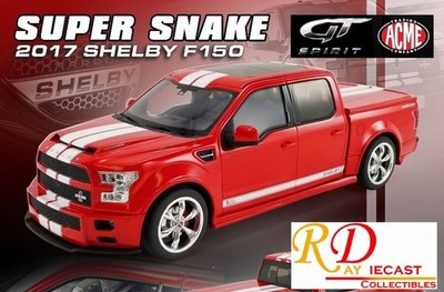 GT Spirit 1:18 Scale 2017 Ford Shelby F-150 Super Snake Pickup Red US043.