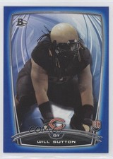 2014 Bowman Rookies Blue Foil 144/499 Will Sutton #84 0f8