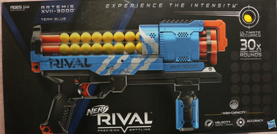 NEW Hasbro Nerf Rival Artemis XVII-3000 - Blue NIB
