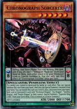 TCG Yu Gi OH Karte Chronograph Sorcerer PEVO-EN002 Pendulum Evolution Ultra Rare