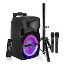 5 Core Party Speaker Bluetooth 250W Big Monster Powered Rechargeable Outdoor PA
