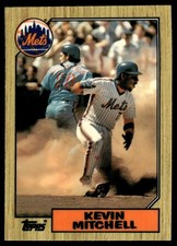 1987 Topps Tiffany Kevin Mitchell Rookie #653 MINT