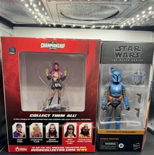 Sasha banks & Star Wars The Mandalorian Black Series Koska Reeves Action 2 Fig.