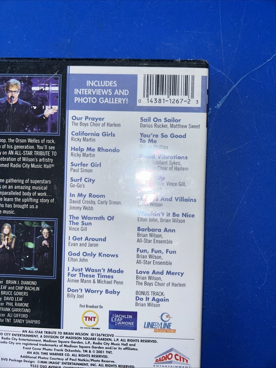 An All-Star Tribute to Brian Wilson (DVD, 2001) for sale