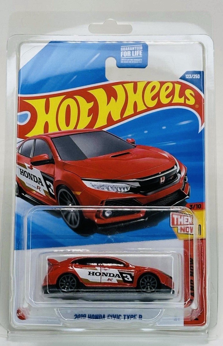 Hot Wheels Honda Civic Type R Set Red & Yellow (Dollar Tree