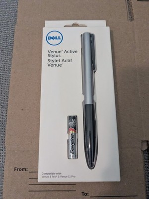 New OEM Dell Venue Pro 8 & Venue Pro 11 Active Stylus Pen Black/Silver RTMND