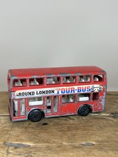 VINTAGE 1981 MATCHBOX RED LONDON BUS LEYLAND TITAN DIE CAST MODELL