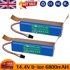 2X For Eufy RoboVac PA61, X8 Pro SES, X8 Hybrid, X8 White 14.4V Li-ion Battery