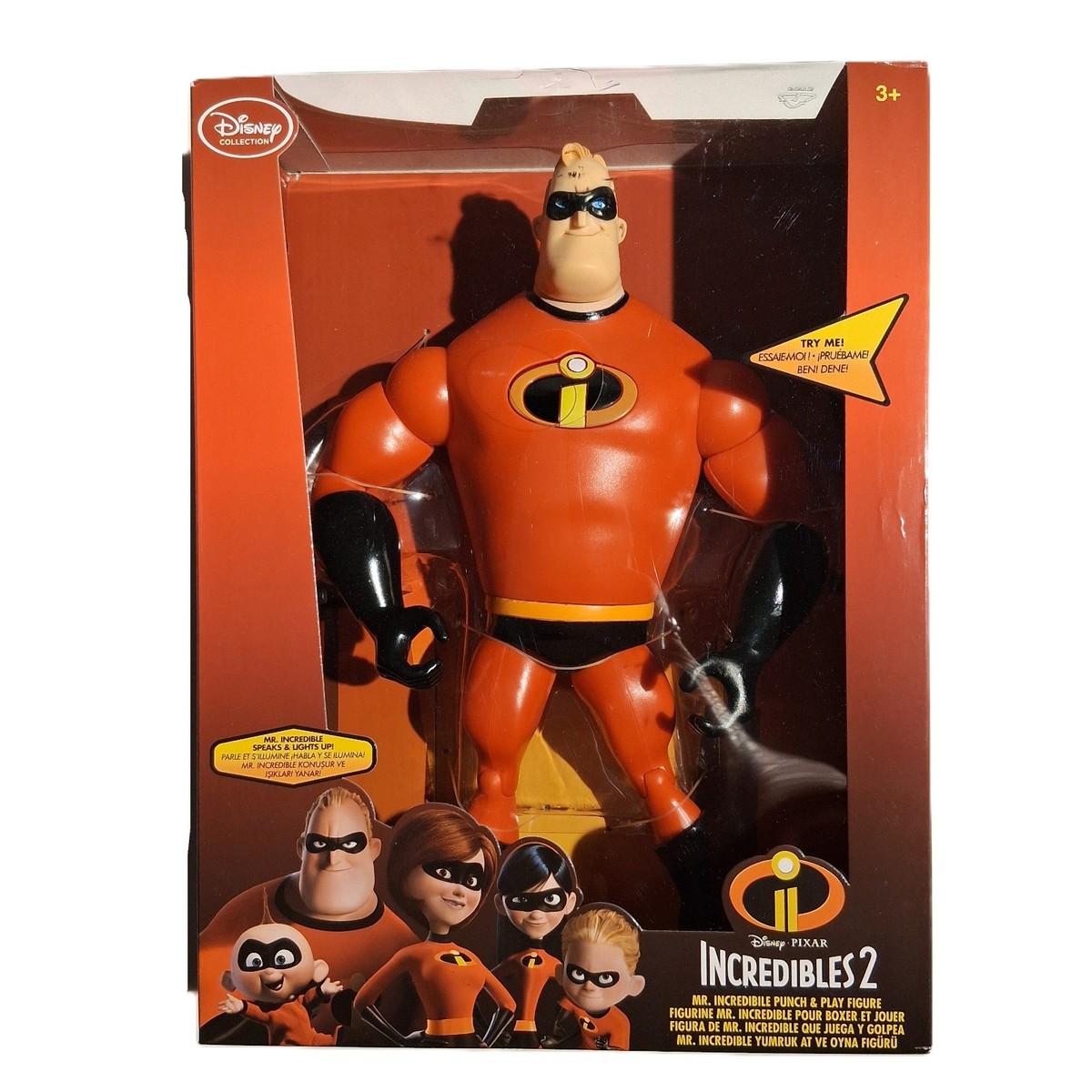 Disney Pixar Incredibles 2 Mr. Incredible Talking 11.5