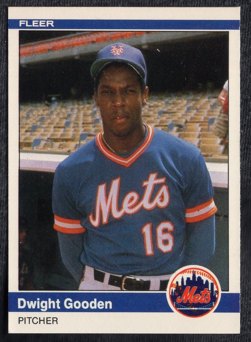 1984 Fleer Update #U-43 Dwight Gooden RC Rookie Card