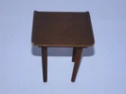 Vtg 1958 MATTEL  Wood Mid Century Modern Doll Furniture End Table MCM-Japan