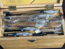 0-6" Solid Metal Frame Mechanical Outside Micrometer Set
