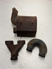 96 1996 Ski Doo Skandic 500 Rotax 500 OEM Exhaust Manifold Muffler Silencer READ