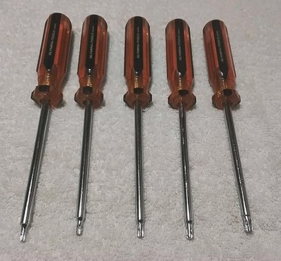 5PC OLYMPIA TOOL TORX SCREWDRIVER T10-15-20-27-30 HANDLE SET '' NEW ''
