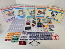 HUGE LOT Elenco Electronic Snap Circuits  Pieces Instruction Manual Books