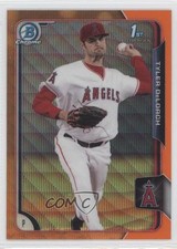 2015 Bowman Chrome Prospects Orange Wave Refractor Tyler DeLoach #BCP46 gd1