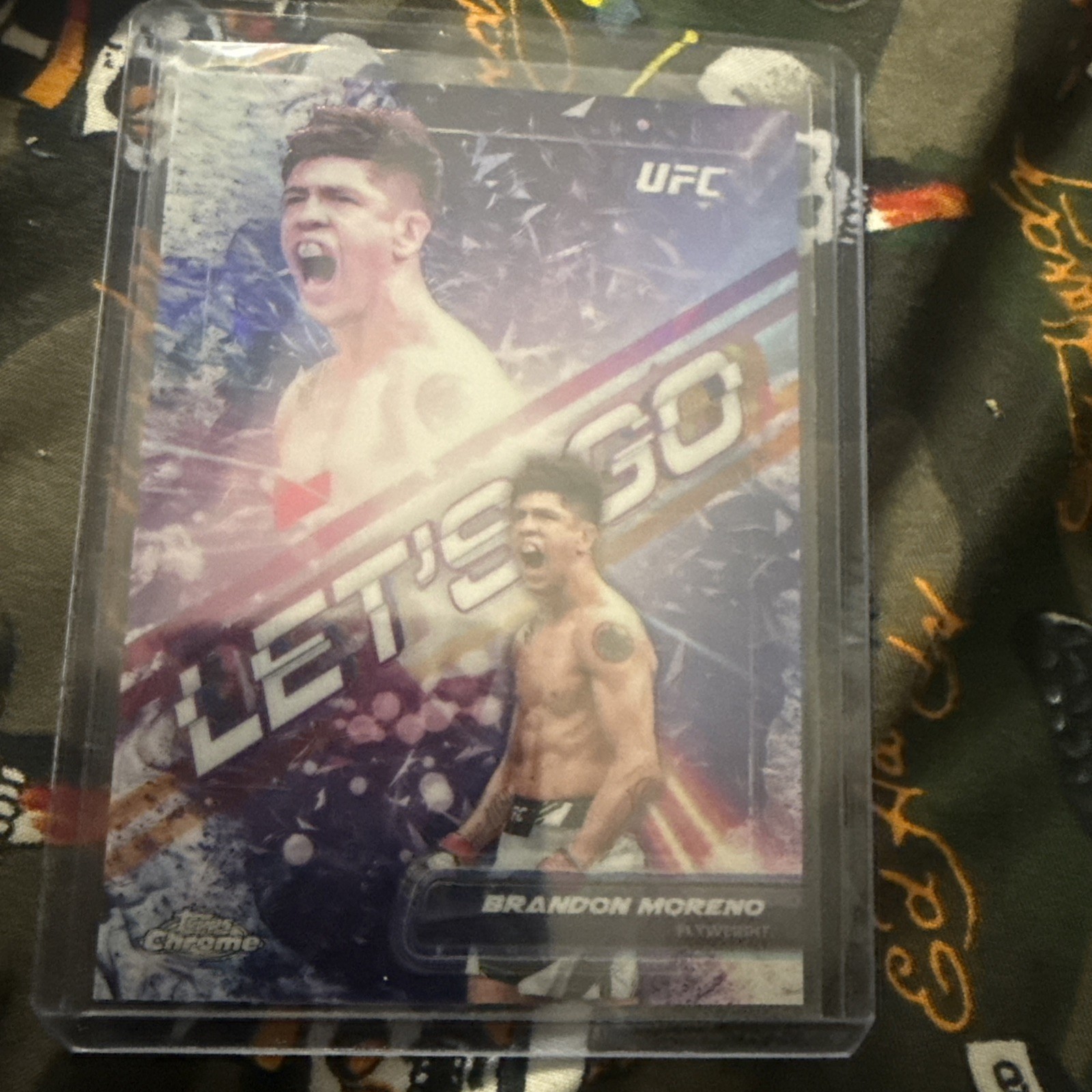 2024 Topps Chrome UFC Brandon Moreno Let's Go #LGO-7 (Case Hit)