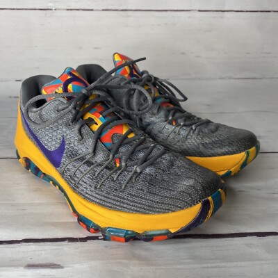 Nike KD 8 VIII PG Country Wolf Gray Basketball Shoes 749375-050