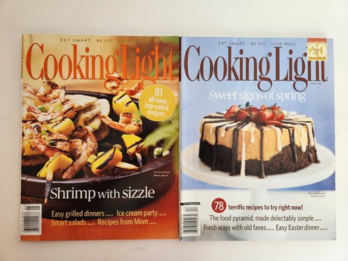 Cooking Light Magazine Spring Summer Easy Quick Recipe Baking Lot Michelle Obama - Picture 7 of 8