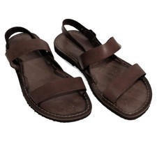 100 SALENTO SANDALS  Franciscan men's sandal in classic brown leather
