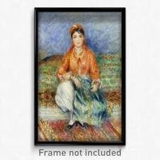 Pierre-Auguste Renoir - Algerian Girl Print 11x17 Art Poster