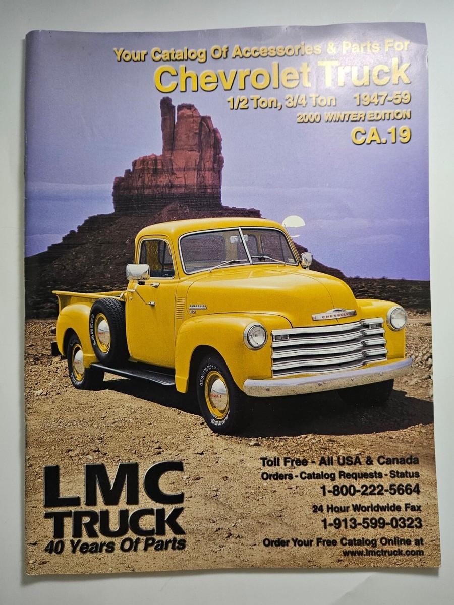 LMC Truck Catalog CA.19 For 1947-59 Chevrolet Trucks | eBay