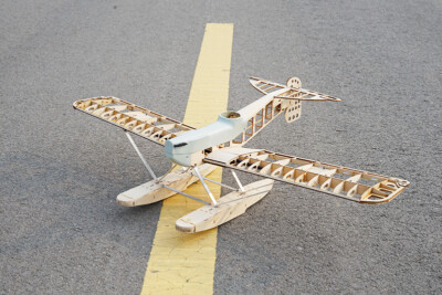 Diy Hansa Brandenburg Wood Plane Airplane Kit 102Cm Wingspan